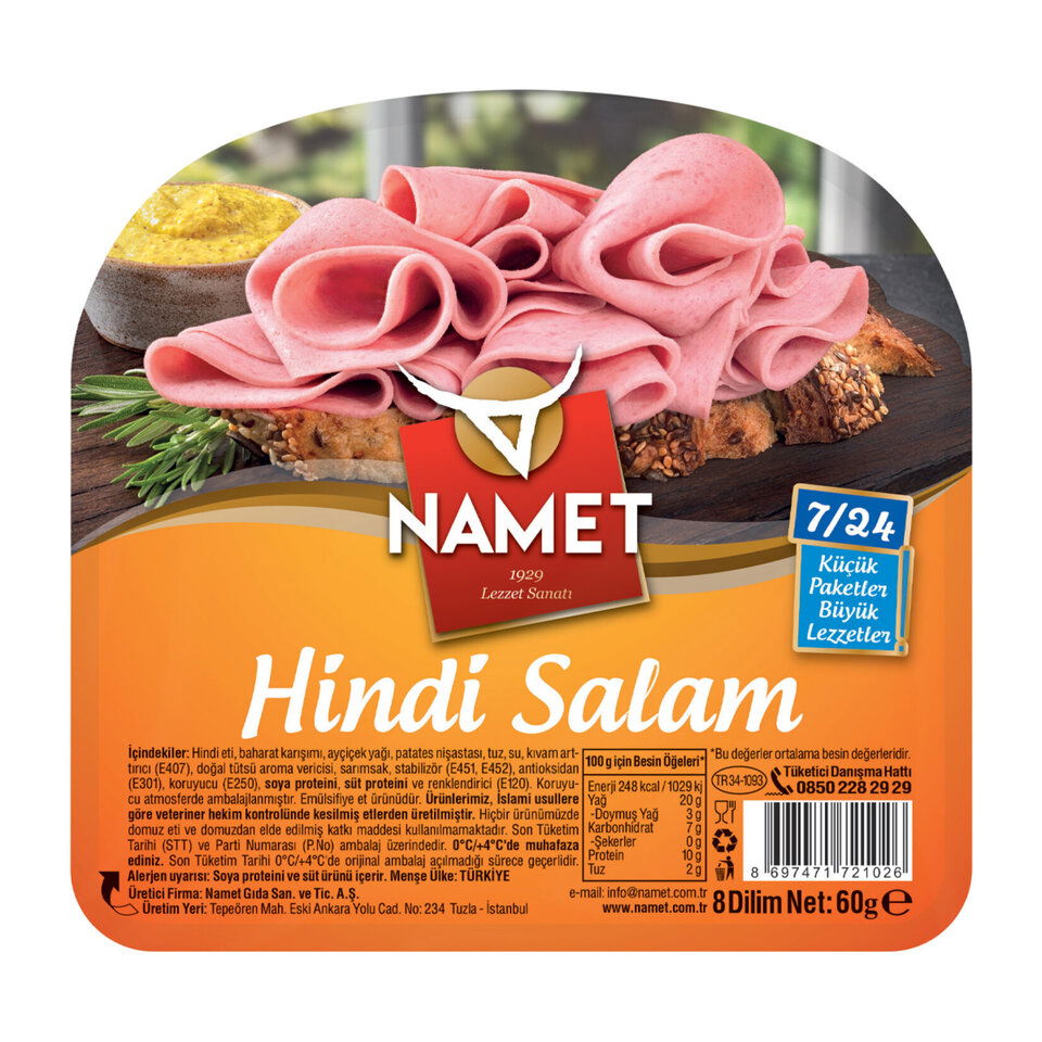 NAMET HİNDİ SALAM 7/24 60GR